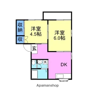 フォーブル隅田【2階】の間取り
