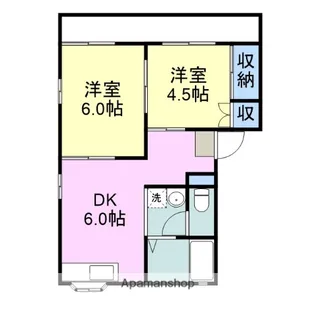 フォーブル隅田【1階】の間取り