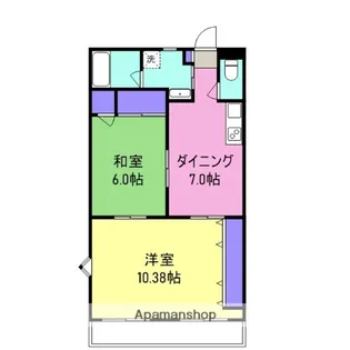 サンシティミナミ【3階】の間取り