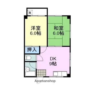 アパルトマンIMAZU【4階】の間取り