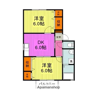 シャーメゾンGⅡ棟【1階】の間取り
