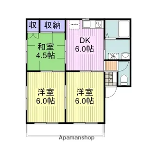 ルミエールK【2階】の間取り