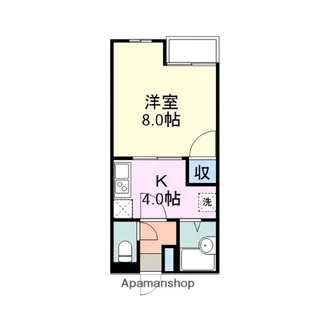 COSY IN KAWANO【606号室】の間取り