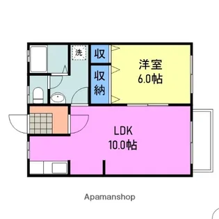 カーサすみれ【2階】の間取り