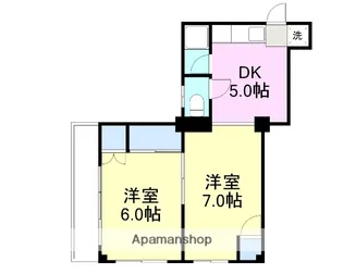 中央ビル【3階】の間取り