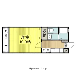 グランディ リヴィエール【103号室】の間取り