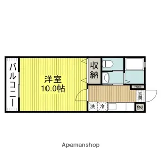 グランディ リヴィエール【1階】の間取り