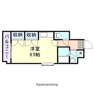 和光麻里布レジデンス弐番館【3階】の間取り