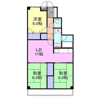 3LDKの間取り画像