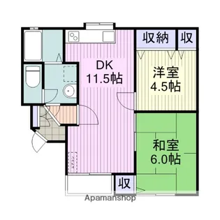 カヤサンビレッジ【2階】の間取り