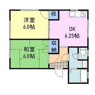 ハイツひろ【2階】の間取り