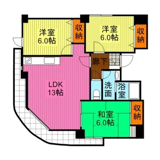 エコーヴィラ【4階】の間取り