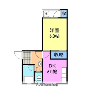 共立ハイツ【3階】の間取り