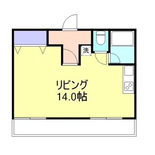 1Rの間取り画像