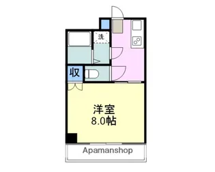 下河内マンション【2階】の間取り