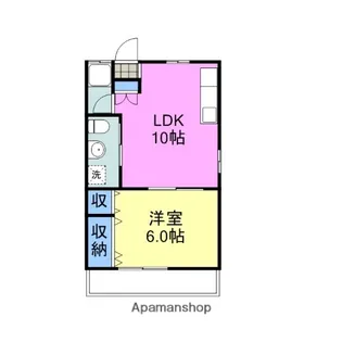 水田マンション【2階】の間取り