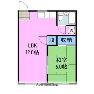 コーポあぶらまさ【2階】の間取り