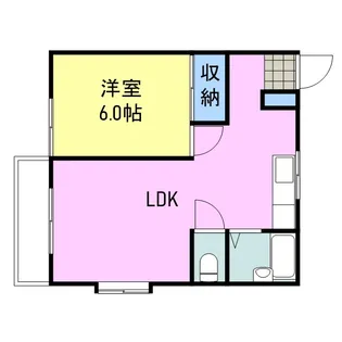 パークサイド麻里布【1階】の間取り