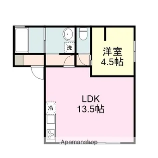 ハイツAOI【2階】の間取り