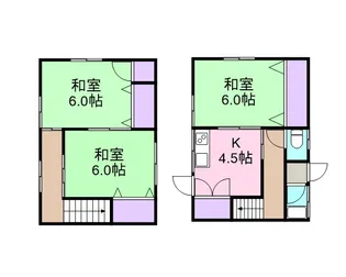 山口県岩国市山手町1丁目【アパート】の間取り