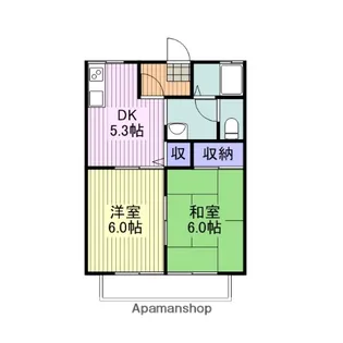 リズパークサイド【402号室】の間取り