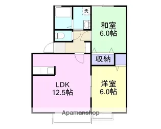 トレンディハイツ【2階】の間取り