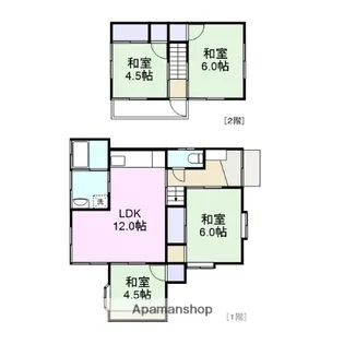 山口県岩国市今津町5丁目【一戸建】の間取り