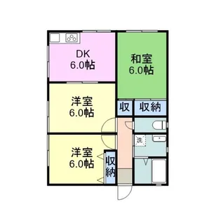 スリーS【2階】の間取り