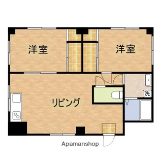 ロイヤルハイツ南【401号室】の間取り