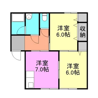 ドリーム大竹【102号室】の間取り