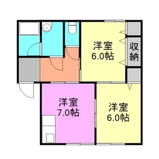 ドリーム大竹【1階】の間取り
