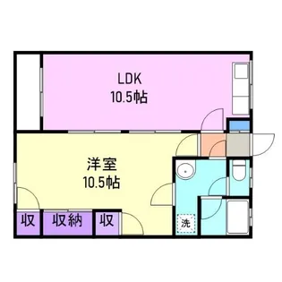 ハイツヨシウラ【2階】の間取り
