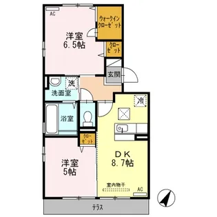 トレジャリー【1階】の間取り