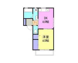 フローレス8【1階】の間取り