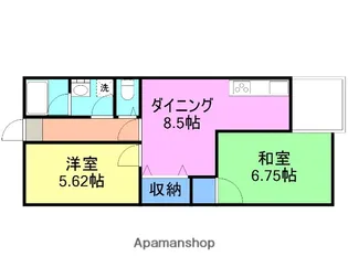 由宇建材ビル【4階】の間取り