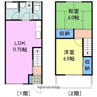 R&H中川【1階】の間取り