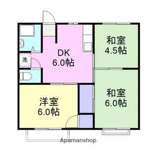 カーザメイセイ【2階】の間取り