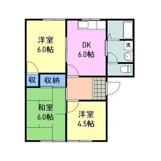 イーストハイツ【2階】の間取り