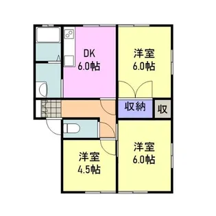 一刻館【2階】の間取り