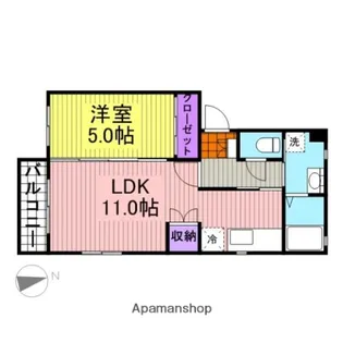 SAMMY88【201号室】の間取り