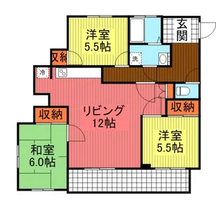 KENKOハイツ【306号室】の間取り