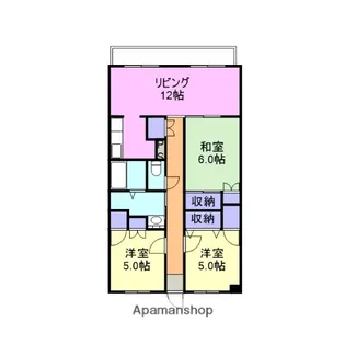 KENKOハイツ【202号室】の間取り