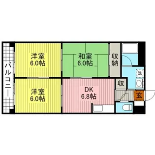 グランマレイ【5階】の間取り