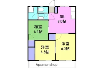 清和マンション【2階】の間取り