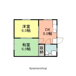 コーポ錦【102号室】の間取り