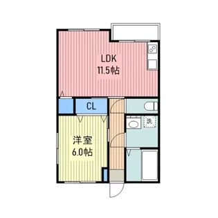 寿マンション【3階】の間取り