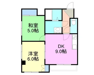 グランデールマツノ【3階】の間取り