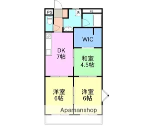 ハイツアプリコット【2階】の間取り