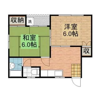ハイツ川口【2階】の間取り