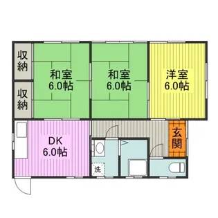 山口県岩国市牛野谷町3丁目【一戸建】の間取り